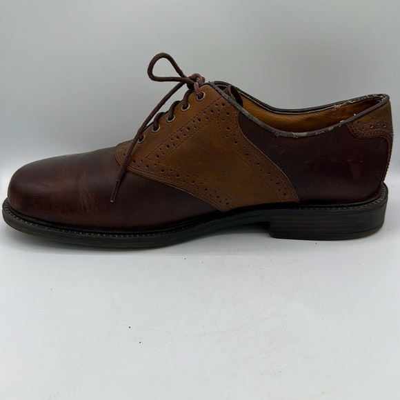 Croft & Barrow saddle brown leather Oxford shoes, size 10M main image 7